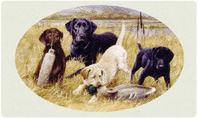 Bacova Lab Pups Mailbox