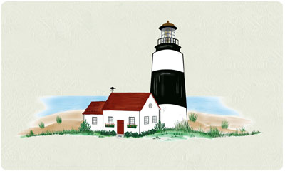 Bacova Lighthouse Beach Mailbox