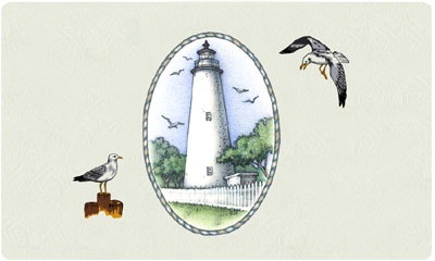 Bacova Ocracoke Light House Mailbox