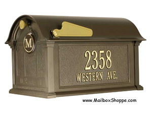 Whitehall Products Balmoral Mailbox - Bronze