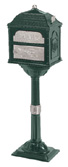Green Classic Mailbox