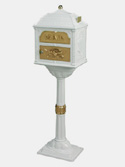 White Classic Mailbox