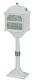 White Classic Mailbox