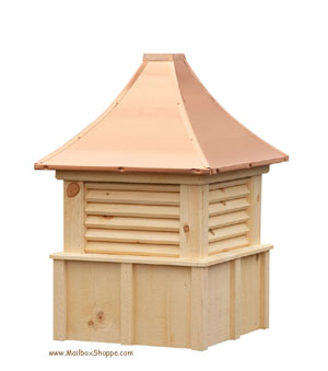 Board & Batten Cupola with louvers