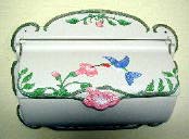 Natural Painted Cast Hummingbird Mailbox