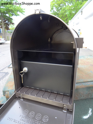 Whitehall mailbox locking insert