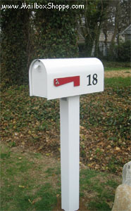 Basic Aluminum Mailbox Post