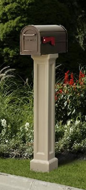 Clay Bradford Mailbox Post
