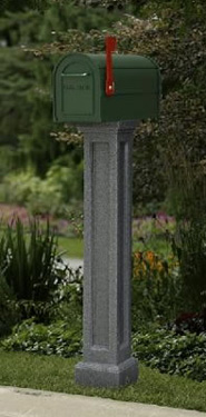 Granite Bradford Mailbox Post
