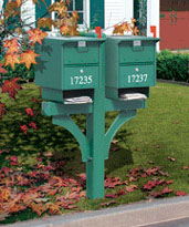 Double Locking Roadside Mailbox