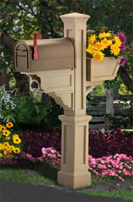 ClaySignature Plus PVC Mailbox Post