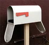 Two Door Post Mailbox