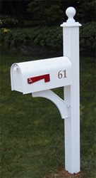 Aluminum Mailbox Post