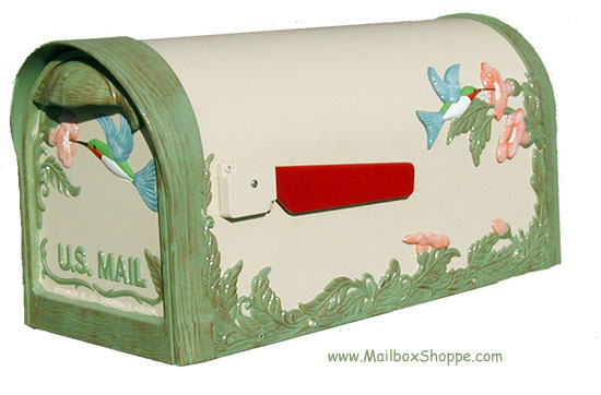 Handpainted Hummingbird Mailbox