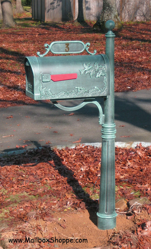Hummingbird Mailbox and Post