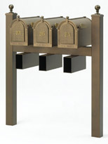 Triple Whitehall Mailbox Unit