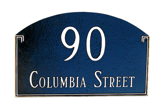 Georgetown House Number Sign