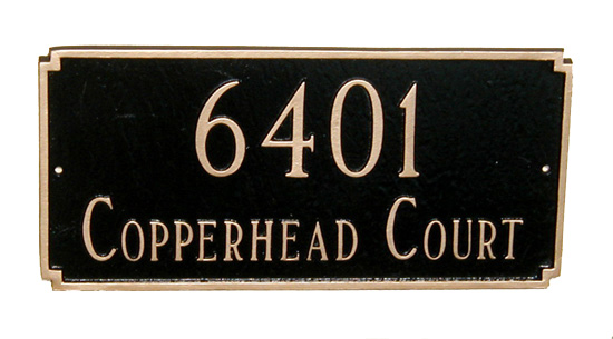 Madison House Number Sign