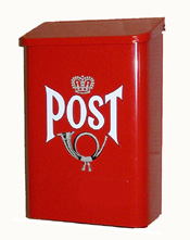Red Swedish Mailbox