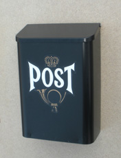 Black Swedish Mailbox