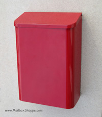 Plain Red Mailbox