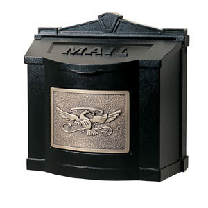 Gaines Locking Wall Mount Mailbox   Eagle Mail Box  
