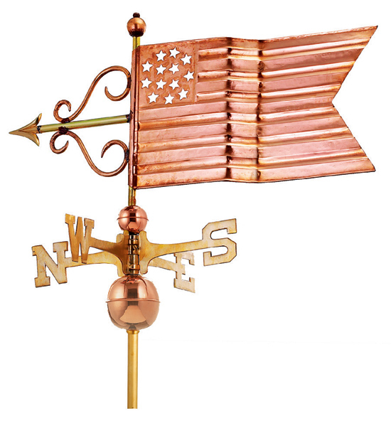 667 US Flag Weathervane
