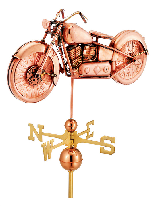 669 Motorcycle Weathervane 