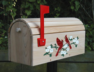 Decorative Cedar Mailbox