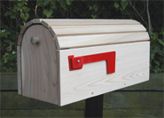 Plain Cedar Mailbox