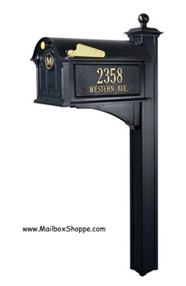 Whitehall Balmoral Mailbox package - Black