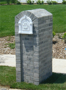 Column Mailbox Brick Mailboxes
