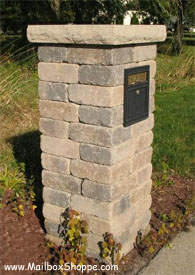 4145 Plain Door Column Insert Mailbox