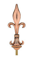 27" Fleur de Lis Cupola Finial