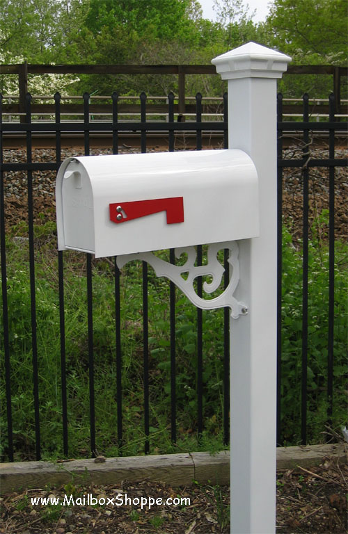 Brentwood Aluminum Mailbox Post