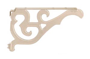 Beige replacement mailbox bracket