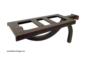 SPK 600 Ashland Mailbox Post top plate and scroll