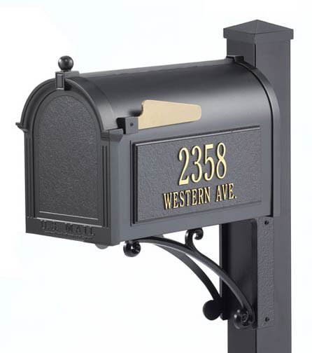 Whitehall Superior Mailbox and Post Package