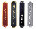 Vertical Address Plaques