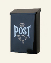 Black Swedish Mailbox