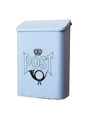 White Swedish Mailbox