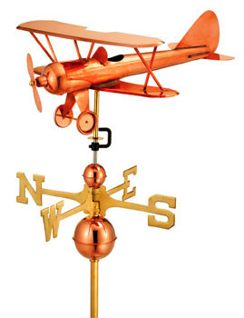 521 BiPlane Weathervane