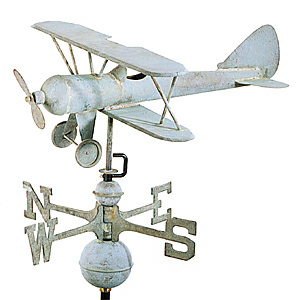 521 BiPlane Weathervane