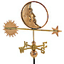 Moon Sun Stars Weathervane