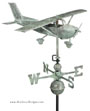 Hi-Wing Plane Weathervane