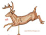 Jumping Deer Weathervane