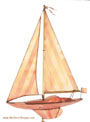 Sailboat Weathervane