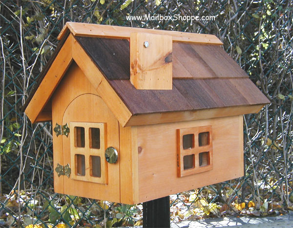 Swiss Wood Chalet Mailbox