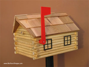 Log Cabin Mailbox